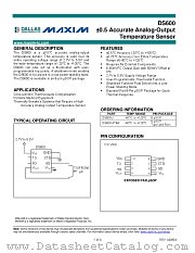 DS600 datasheet pdf MAXIM - Dallas Semiconductor