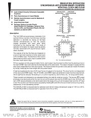 SN74ALS193ANSR datasheet pdf Texas Instruments