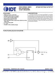 QS74FCT2821ATSO datasheet pdf IDT