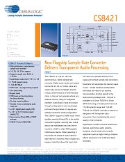 CS8421 datasheet pdf Cirrus Logic