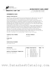 5962-8777701XA datasheet pdf National Semiconductor