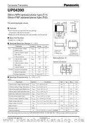 UP04390 datasheet pdf Panasonic