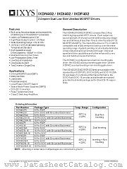 IXDF402SIA datasheet pdf IXYS