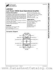 LMC6024IM datasheet pdf National Semiconductor