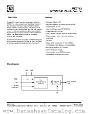 MK2712 datasheet pdf Texas Instruments