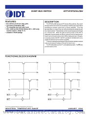 IDT74FST32XL2384PA datasheet pdf IDT
