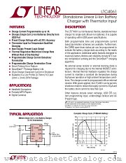 LTC4061 datasheet pdf Linear Technology