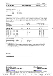 TFS210C datasheet pdf Vectron