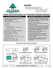 AC208 datasheet pdf Broadcom