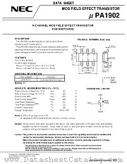 UPA1902TE-T2 datasheet pdf NEC