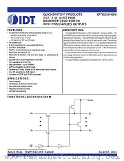 QS3VH800PA8 datasheet pdf IDT