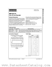 MM74HC154MTCX_NL datasheet pdf Fairchild Semiconductor