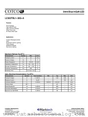 LC503TBL1-30G-A datasheet pdf Marktech Optoelectronics