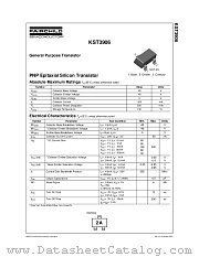 KST3906MTF_NL datasheet pdf Fairchild Semiconductor