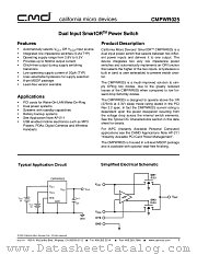 CMPWR025R datasheet pdf California Micro Devices Corp