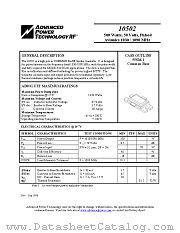 10502 datasheet pdf Advanced Power Technology