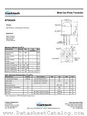 MTD8000N datasheet pdf Marktech Optoelectronics