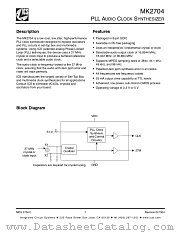 MK2704 datasheet pdf Texas Instruments