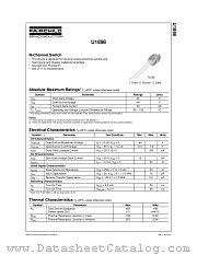 U1898 datasheet pdf Fairchild Semiconductor