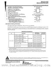 SN74LVC1GU04YZAR datasheet pdf Texas Instruments