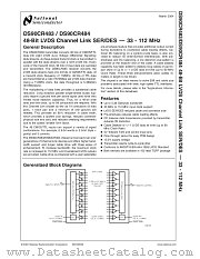 DS90CR483VJDX datasheet pdf National Semiconductor