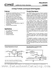 CM3065-25SA datasheet pdf California Micro Devices Corp