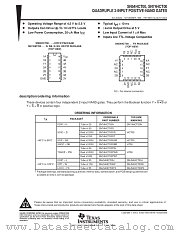 SN74HCT00PWT datasheet pdf Texas Instruments