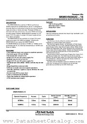 M5M5V5636UG-16 datasheet pdf Renesas
