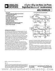 ADXL250EB datasheet pdf Analog Devices