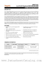 HYMD232G726(L)8M-L datasheet pdf Hynix Semiconductor