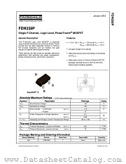 FDN358P_NL datasheet pdf Fairchild Semiconductor