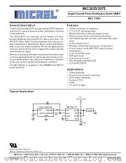 MIC2025 datasheet pdf Micrel Semiconductor