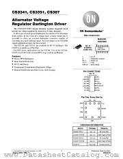 CS3341 datasheet pdf ON Semiconductor