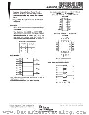 SNJ54S08W datasheet pdf Texas Instruments