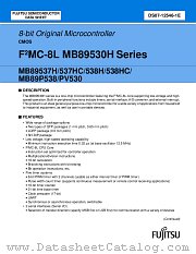 MB89538H datasheet pdf Fujitsu Microelectronics