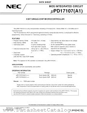 UPD17107GS-XXX-E1 datasheet pdf NEC