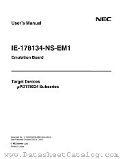 IE-178134-NS-EM1 datasheet pdf NEC