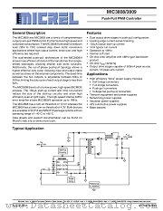 MIC3808 datasheet pdf Micrel Semiconductor