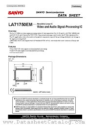 LA71750EM datasheet pdf SANYO