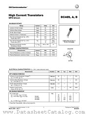 BC489 datasheet pdf ON Semiconductor