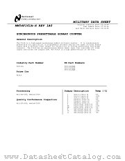 54F161ALMQB datasheet pdf National Semiconductor