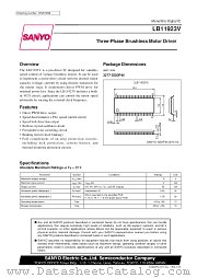 LB11923V datasheet pdf SANYO