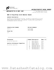 5962-87757012A(54ACT174LMQB) datasheet pdf National Semiconductor