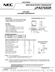 UPA2753 datasheet pdf NEC