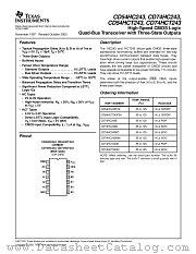 CD54HCT243 datasheet pdf Texas Instruments