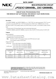 UPD23C128080BL datasheet pdf NEC