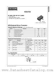 KSC2755OMTF datasheet pdf Fairchild Semiconductor