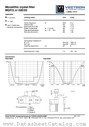 MQF21.4-1500/02 datasheet pdf Vectron