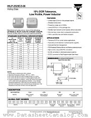 IHLP-2525CZ-06 datasheet pdf Vishay