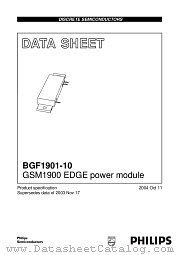 BGF1901-10 datasheet pdf Philips